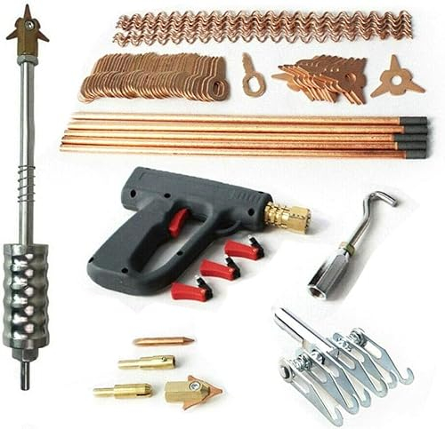 86PCS - Karosserie Reparatur Werkzeug Dent Puller Spotter SchweißEr Maschine Tool Car Auto Zubehör Ausbeul
