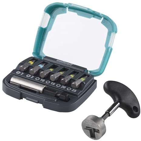 wolfcraft Starter-Set Schraubarbeiten I 8642000 I Für einfache manuelle und maschinelle Schraubanwendungen