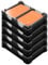 MEEPLE HOUSE UNIQ TRAY SYSTEM 5-Pack Mini-Card Box Tray for Board Games (5 Modular Trays with a Transparent Removable lid)
