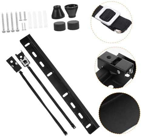 Homoyoyo No Drill Tv Mount Bracket for 32-65 Inch Tvs Renter Friendly Wall Mount Adjustable L-shaped Design Easy Installation Suitable for Flat Screens