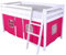 Tente cabane pour lit superposé Rose