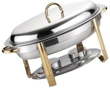 Chafing Buffet Dishes Set Stainless Steel Accessories Water Pan Decoration
