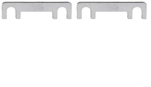 5PCS Car Fuse Kit, Flat Type Fork Bolt Battery Fuse Bracket Silver Color (40A)