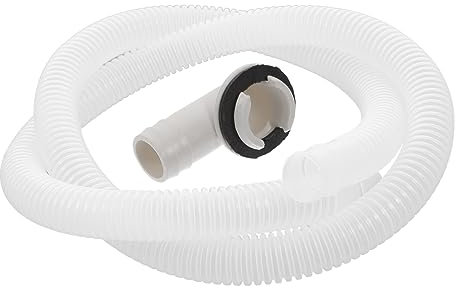 Warmhm Universal Ablaufschlauch Für Klimaanlage 1 Meter Mit 20mm Fitting Und Gummiring Geeignet Für Split Und Fenster Klimaanlagen Transparentes Vinylmaterial Langlebig Und Flexibel