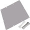 Red de Sombra Exterior 3 x 4 m Toldo de Vela Parasol Protección Rayos UV Impermeable con Ojales y Cuerdas de Fijación para Exterior Jardín, Gris Claro