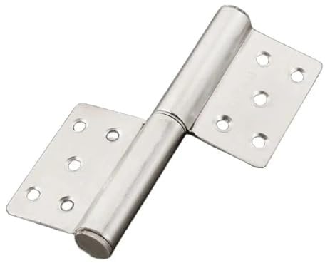 3.4.5.6 Ispessimento pesante Misure su e giù in acciaio inox bandiera porta tagliafuoco cerniera 1 pz(5 inches B)
