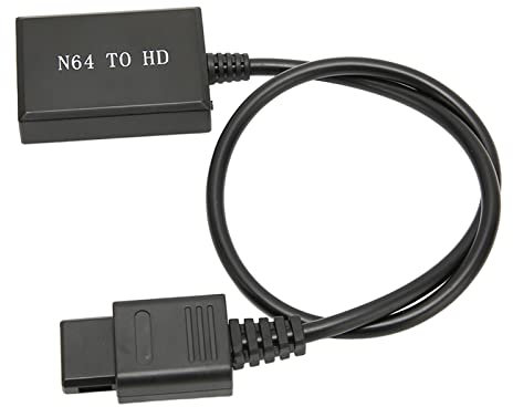 ANGGREK Multimedia Konverter Adapter für 64 Bit Spielkonsole und Retro Gaming Systeme Professionelles hochwertiges Zubehör für verbesserte Multimedia Funktionen