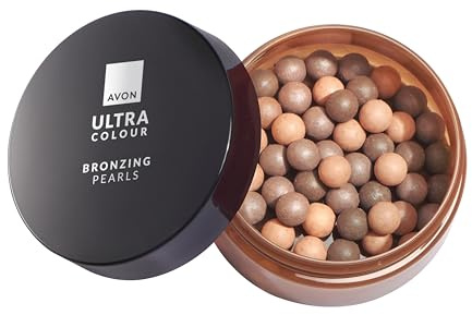 Avon Multi-Shade Bronzing Pearls - Medium Bronze - 28g | Face Bronzer with Mineral Pigments for a Buildable Sun-Kissed Glow, Suitable for All Skin Tones, Cruelty-Free