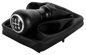 IXCBITC Pomos de Palanca para Peugeot para 206 406 5 Velocidades, Pomo De Cambio De Marchas, Palanca De Cambios, Funda Protectora Pomo De Cambio De Marchas