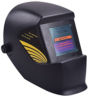 Nuzamas Solar Powered Auto Verdunkelung Schweißen Helm Maske Schweißnaht schwarz Gesichtsschutz für Arc Tig Mig Schleifen Plasmaschneiden mit verstellbaren Schatten Reihe DIN4/9-13 UV/IV Schutz DIN16