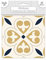 6 Stickers carreaux de ciment 15x15 cm cd3896