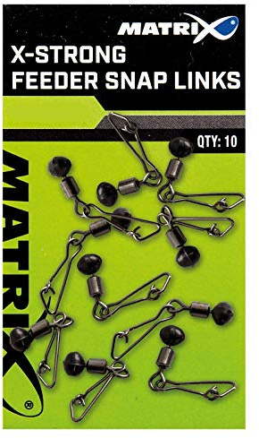 Fox Matrix X-Strong Feeder Snap Links Size 10