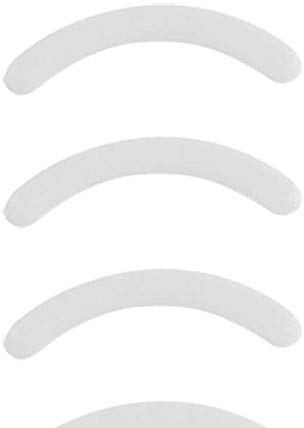 Ersatz-Gummi-Pad für Wimpernzange, Weiß, 3 x 0,3 x 0,3 cm, 8 Stück