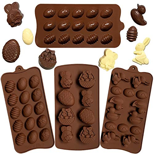 Mauts Ostereier-Schokoladenformen, verwendet zur Herstellung von Osterhasen, Schokoladen-Süßigkeiten, Ostereier, Schokoladenkuchen und Gelee-Pudding.