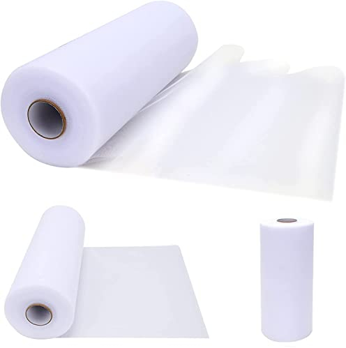Stoff Rolle - 30cm x 91.5m - Tüllstoff - Hochzeit Dekoration - Tisch Deko - Tüllband für DIY Tutu Rock Handwerk Bogen Party Textilien