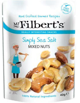 Mr Filbert's Simply Sea Salt Mixed Nuts 20 x 40g