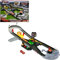 Mattel Disney and Pixar Cars Track Set, Piston Cup Action Speedway Playset with 1:55 Scale Lightning McQueen Die-Cast Toy Car, HPD81