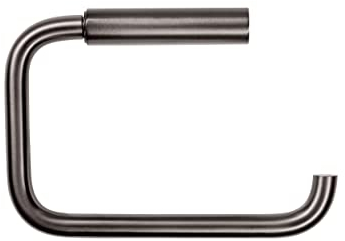 blomus Toilettenpapierhalter -MODO- Klopapierhalter für Badezimmer aus Edelstahl Bruned Metal (66466)