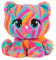 GUND P.Lushes Designer Fashion Pets Emelia Vento Premium-Katzen-Stofftier, Rosa und Blau, 15,2 cm