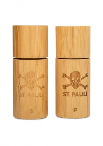 FC St. Pauli Salz- und Pfeffermühlen Set Totenkopf