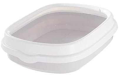 minkissy Kasten wurfkiste katze latzenklo Katzenklo für einfache Reinigung Katzenklo für Haltbarkeit Haustiersachen Katzentoilette Katzenbedarf Katzenstreu Toilette klein Mülleimer