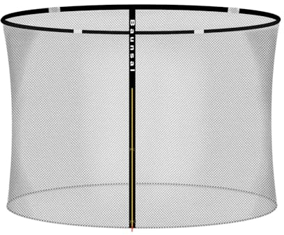 Baunsal® Trampolin Sicherheitsnetz Ø 305 cm (FGIS) für 4 Netzstangen Netzhöhe 180 cm Ersatzteile Netz Schutznetz Kindertrampolin Ersatznetz Gartentrampolin Outdoor