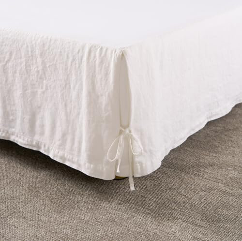 Olivier Desforges Cache Sommier Casper Blanc 180 X 200 cm