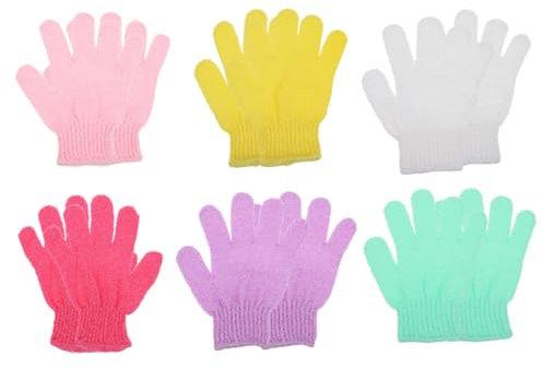 Didiseaon 10piezas Guantes De Ducha Elásticos Exfoliantes Para Masaje De Espalda y Cuerpo