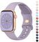 Wanme Cinturino Per Apple Watch 40mm 44mm 38mm 41mm 42mm 45mm 46mm, Cinturini Sportivo in Silicone per Apple Watch iwatch Se Ultra Series 10 9 8 7 6 5 4 3 2 1 per Donna Uomo