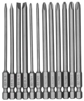 Juego de 12 brocas ranuradas de aleación de acero para él