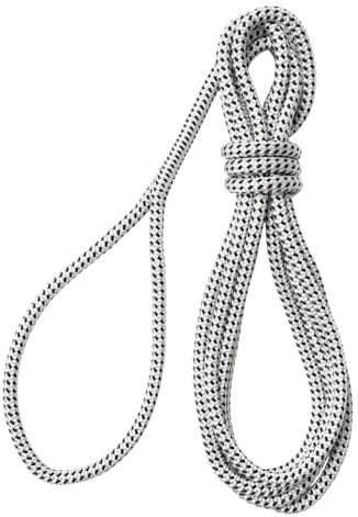 Dockline Bavaria Festmacher weiß/schwarz Ø 8mm Bruchlast 1300 daN 4 Meter