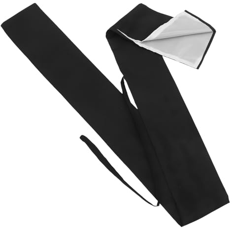 Schwerttasche aus Stoff Schwarz für Chinesische und Japanische Schwerter | Aufbewahrung, Platzsparendes Design, Fixiert und Verhindert ein Herausgleiten