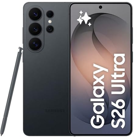 Samsung Galaxy S26 Ultra Smartphone AI, 256GB, 3 anni di Garanzia, Privacy Display Integrato, Processore Potente, Assistente Foto, Camera 200 MP, 5000 mAh, Black [Versione italiana]