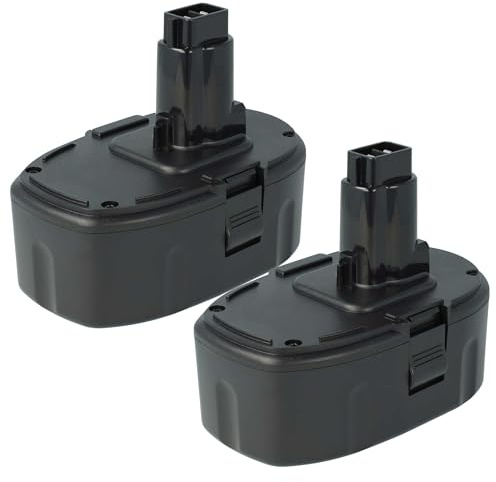 vhbw 2X Akku kompatibel mit Dewalt DW999, DW997K-2, DW998, DW999KQ, DW999K2, DW999K2H, DW999K, DW999K-2 Werkzeug (3000 mAh, Li-Ion, 18 V)