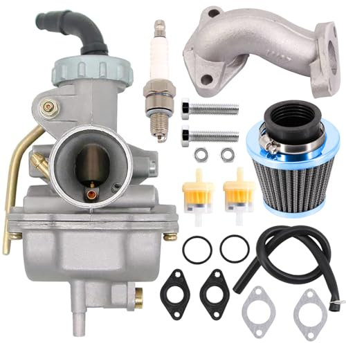 Carburateur PZ20 pour Kazuma Baja 50cc 70cc 90cc 110cc 125cc TaoTao 110B NST SunL Chinois Quad 4 temps ATV 4 roues Go kart Dirt bike Honda CRF50F XL75 CRF80F XR50R avec filtre à air à carburant