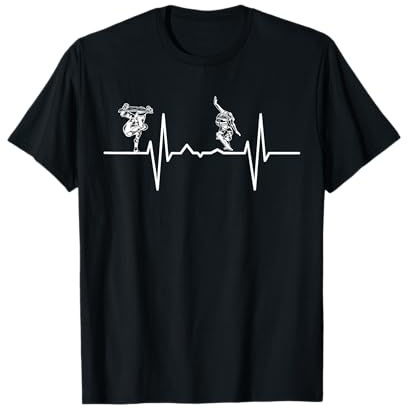 Skater Skateboard Tee Retro Kinder Herren Skate Spruch T-Shirt