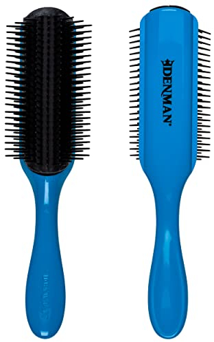 Denman Lockige Haarbürste D4 (Kirschblüte) 9 Reihen Stylingbürste zum Stylen, Glätten längerer Haare und Definieren von Locken - Für Frauen und Männer