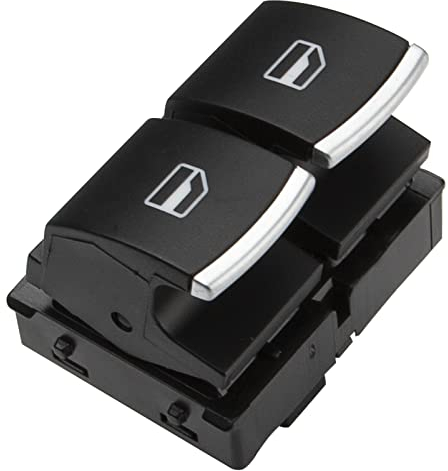 NFSpeeding Interruttore Alzacristalli elettrico Pulsantiera Finestra 5K3959857 5K3959857A per Eos Golf MK5 MK6 GTI 2
