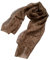 Prettystern Damen-Schal leicht Chiffon Seide Schal Polka Dots Punkte gepunktet Silk Scarf - 200/65 braun