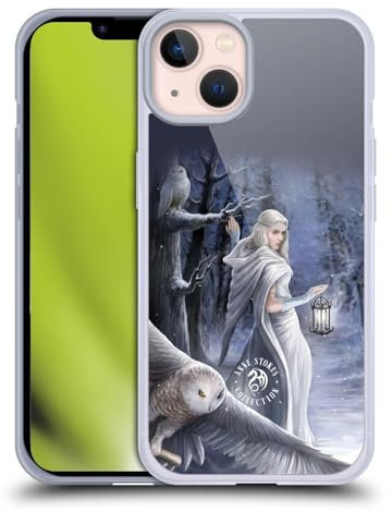 Head Case Designs Licenciado Oficialmente Anne Stokes Mensajero De Medianoche Búhos Carcasa de Gel de Silicona Compatible con Apple iPhone 13