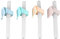 Pailles à boire pour bébé, 4 pièces sans BPA, paille pour bébé douce réutilisable avec boucle pour les enfants buvant pour la plupart des bols pour bébé