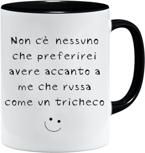 Tazza San Valentino | Non c'è nessuno che preferirei avere accanto a me che russa come un tricheco | Ti amo Tazza | Regalo San Valentino | Idee Regali Anniversario Originali per Lui/per Lei