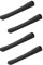 SAUCER Replacement Rubber Earsocks Temple Sleeve for Oakley Catalyst OO9272 Sunglass - Black + Black