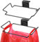 HNYYZL Hanging Trash Bag Holder,2 Pack Under Sink Bin,Under Cupboard Bin Bag Holder,Plastic Bag Holder for Kitchen