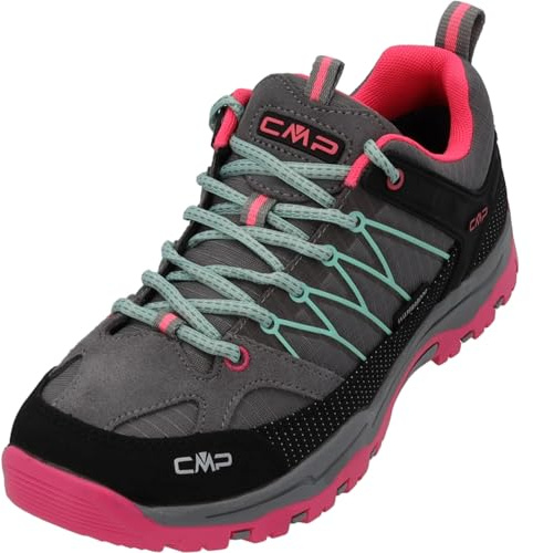CMP Unisex Kinder, Trekking und Wanderhalbschuhe, Cemento Pink Fluo, 32 EU