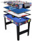 Combo 4 in 1 Multi Game Table Set Tabletop Foosball Table Hockey Table Billiard Pool Table Ping Pong Table with All Accessory Children's Game Billiards