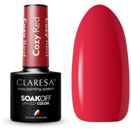 Claresa Semipermanent Cozy Red 5 ml