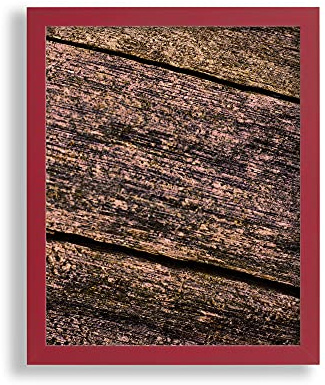 VO design Premium Bilderrahmen Finn 45 x 55 cm Weinrot Gewischt mit klarem Kunstglas - Farbe und Größe frei wählbar