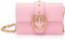 Pinko Damen Love One Micro C Kalbseide Tasche, P31q_Rosa-Marino-Antik Gold
