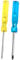 2 x Tri-Wing + Cross Y-förmige Schraubendreher Werkzeug für Wii DS – Reparatur-Set für Gamecube, DS und Wii – kompakt und leicht – Gelb (0,2 mm) und Blau (0,3 mm)